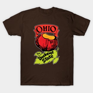 Ohio Vintage Travel Decal - the Buckey State Motto T-Shirt